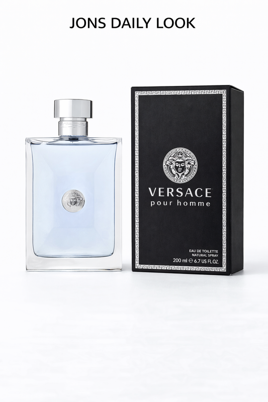 Versace Men's Perfume 200ml Classic Eponymous Woody Fragrance for Boys Men's Fragrance