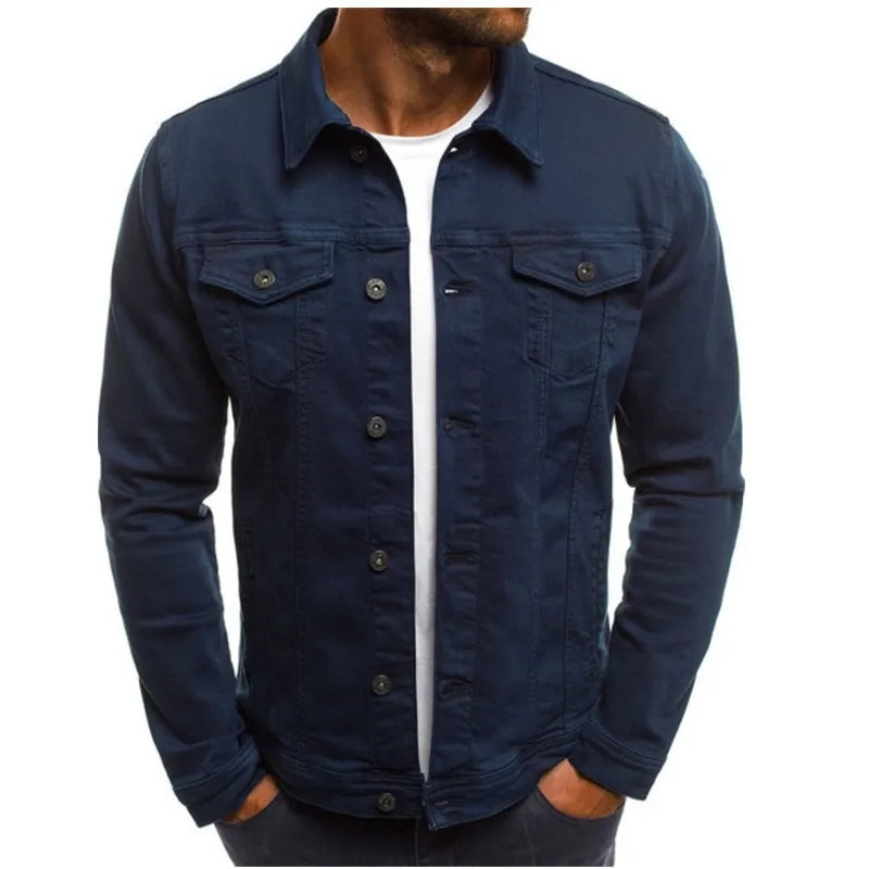 Hip-hop Men's Denim Jackets