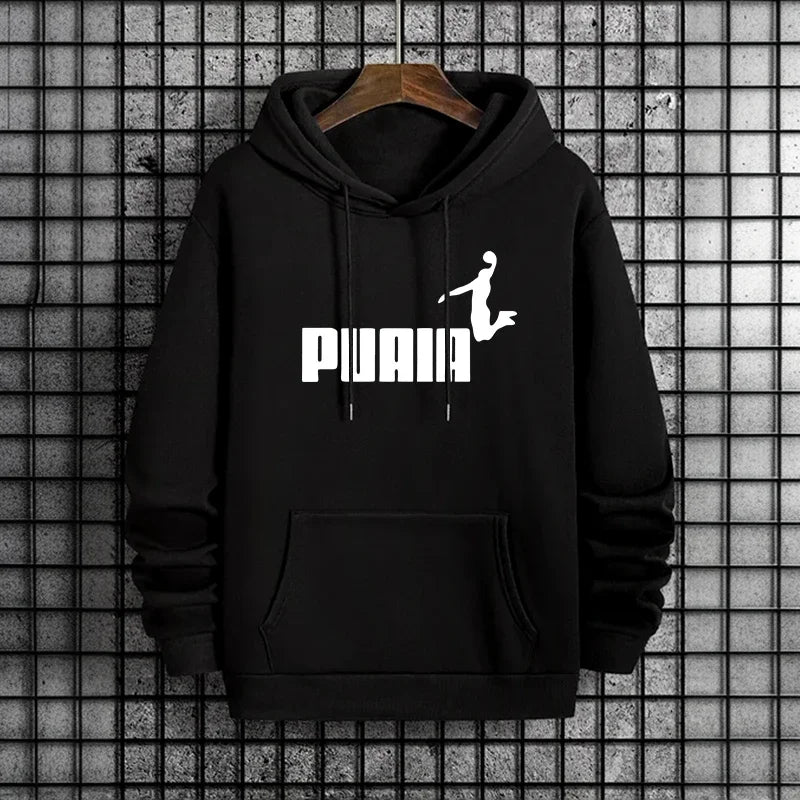 Men Hooded Sweatshirt and Sweatpants for Cold Weather Tracksuit